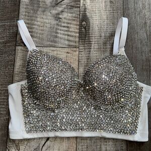 GLITTER/GLAM Sequin -Jewels BRA- size 36